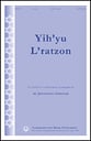 Yih'yu L'ratzon SATB choral sheet music cover